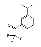 2,2,2-三氟-1-(3-异丙基苯基)乙酮结构式