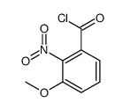 3-Methoxy-2-nitrobenzoyl chloride结构式
