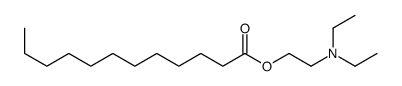 2-(diethylamino)ethyl laurate Structure