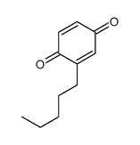 2-pentylcyclohexa-2,5-diene-1,4-dione Structure