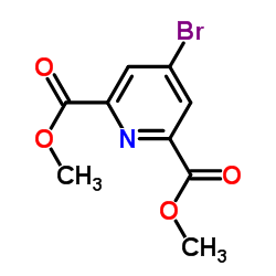 Dimethyl 4-bromopyridine-2,6-dicarboxylate Structure