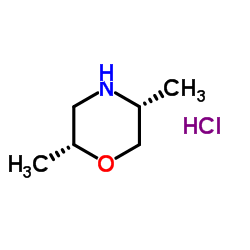 (2R,5R)-2,5-DimethylMorpholine hydrochloride Structure