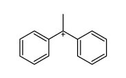 α-methylbenzhydryl carbocation结构式