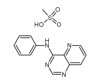 4-anilinopyrido[3,2-d]pyrimidine mesylate Structure