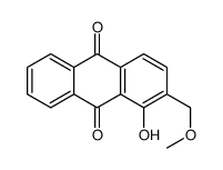 1-hydroxy-2-(methoxymethyl)anthracene-9,10-dione结构式