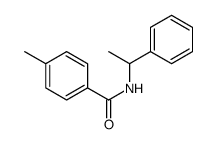 4-methyl-N-(1-phenylethyl)benzamide结构式