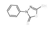 3-phenyl-1,3,4-thiadiazolidine-2,5-dithione Structure