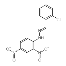 Benzaldehyde,2-chloro-, 2-(2,4-dinitrophenyl)hydrazone结构式