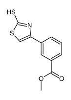 3-(2-硫氧代-2,3-二氢噻唑-4-基)苯甲酸甲酯结构式