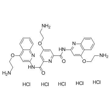 Pyridostatin hydrochloride structure