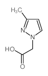 2-(3-methyl-1H-pyrazol-1-yl)acetic acid Structure