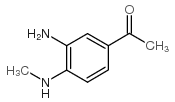 1-[3-氨基-4-(甲基氨基)苯基]-1-乙酮结构式