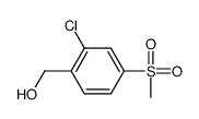 (2-氯-4-甲磺酰基苯基)-甲醇结构式