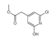 (6-氯-2-氧代-1,2-二氢-吡啶-4-基)-乙酸甲酯结构式
