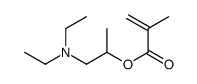 1-(diethylamino)propan-2-yl 2-methylprop-2-enoate结构式