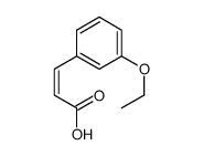 (2E)-3-(3-Ethoxyphenyl)acrylic acid Structure