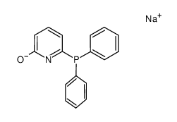 6-diphenylphosphino-2-pyridone, sodium salt Structure