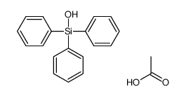 acetic acid,hydroxy(triphenyl)silane Structure