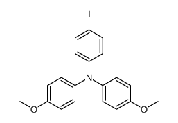 4-碘-4',4''-二甲氧基三苯胺结构式
