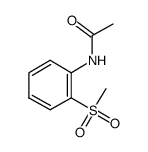 2′-甲基磺酰乙酰苯胺结构式