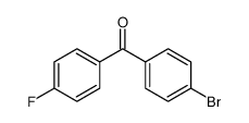 4-溴-4'-氟苯甲酮结构式