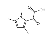 Pyrrole-2-glyoxylic acid, 3,5-dimethyl- (6CI,8CI) Structure