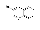 3-bromo-1-methylquinolin-1-ium结构式
