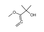 3-methoxy-2-methyl-penta-3,4-dien-2-ol Structure