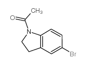 1-乙酰-5-溴吲哚啉结构式