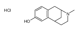 2'-Hydroxy-2-methyl-6,7-benzomorphan hydrochloride结构式