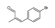 3-(4-bromophenyl)-2-methylprop-2-enal Structure