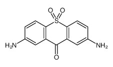 2,7-diamino-10,10-dioxothioxanthen-9-one Structure