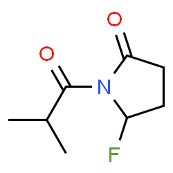 2-Pyrrolidinone,5-fluoro-1-(2-methyl-1-oxopropyl)- Structure