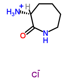 3-Amino-2-azepanone hydrochloride (1:1) Structure