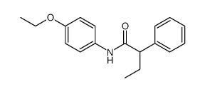 2-PHENYL-P-BUTYROPHENETIDIDE Structure