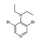 3,5-dibromo-N,N-diethylpyridin-4-amine Structure