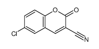6-氯-3-氰基香豆素结构式