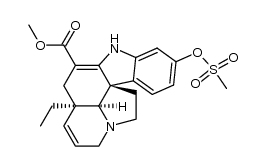 (-)-11-Mesyloxytabersonine Structure