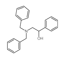 Benzenemethanol, a-[[bis(phenylmethyl)amino]methyl]- Structure
