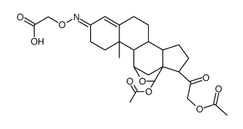 18,21-Aldosterone diacetate 3-carboxymethyloxime Structure