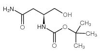 Boc-L-天冬酰胺结构式