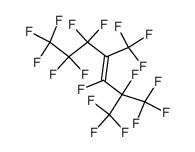perfluoro(2,4-dimethyl-3-heptene)结构式