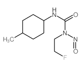 Urea, N- (2-fluorophenyl)-N-(4-methylcyclohexyl)-N-nitroso- Structure