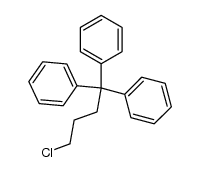 4-chloro-1,1,1-triphenyl-butane结构式