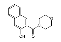 3-(MORPHOLIN-4-YLCARBONYL)-2-NAPHTHOL结构式