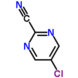 5-Chloro-2-pyrimidinecarbonitrile Structure