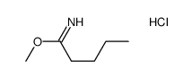 methyl valerimidate hydrochloride Structure