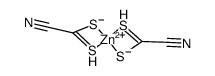 [Zn(cyanodithioformato)2] Structure