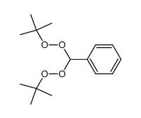 [bis(tert-butylperoxy)methyl]benzene结构式