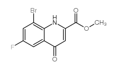 8-溴-6-氟-4-氧代-1,4-二氢喹啉-2-羧酸甲酯图片